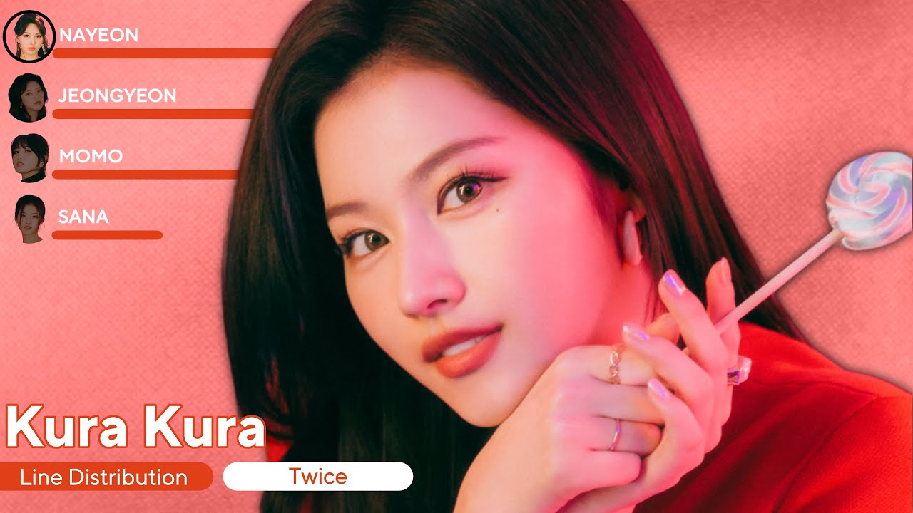 TWICE - Kura Kura (Line Distribution + Lyrics)