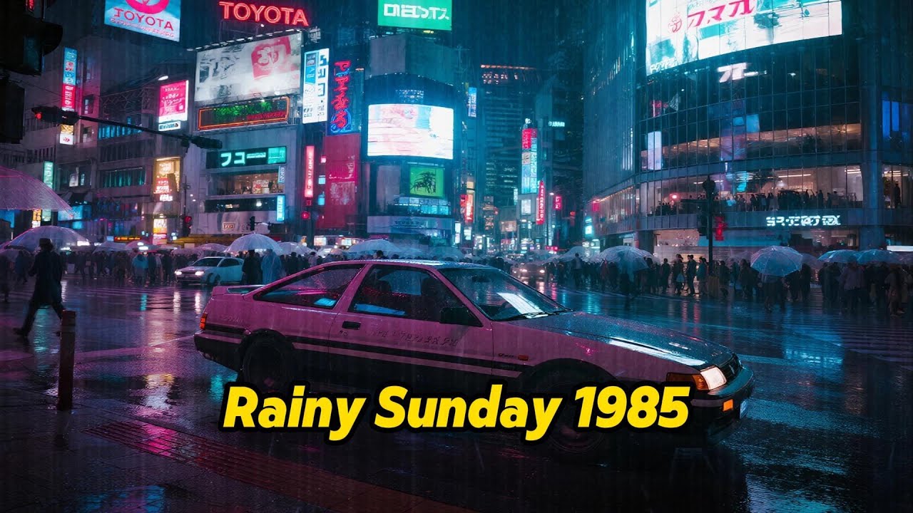 Rainy Sunday 1985 🌧️ | A Sentimental 80s Japanese City Pop & AOR Mix (Rainy Day Romance) | シティポップ
