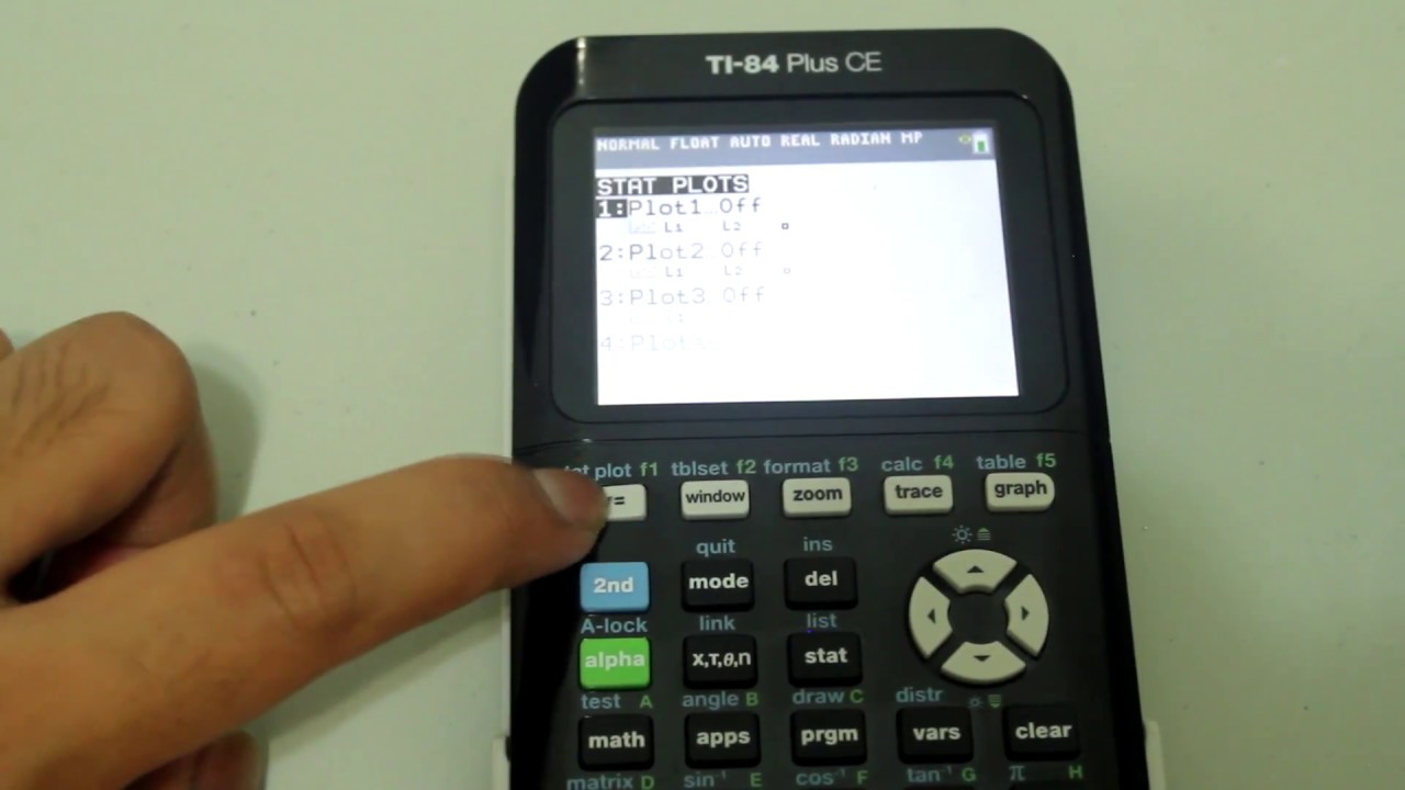 Как построить график и найти уравнение линейной регрессии на TI-84 Plus CE