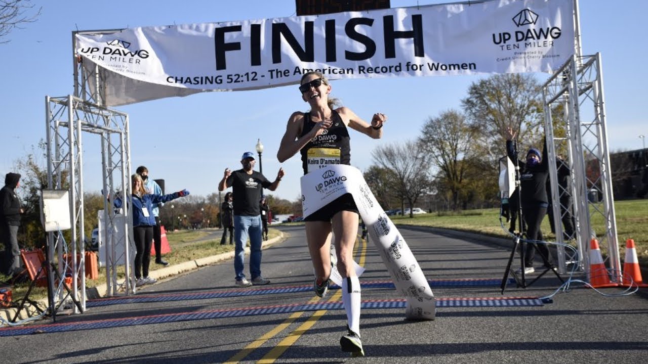 Keira D'Amato Breaks American 10 Mile Record [Full Race]