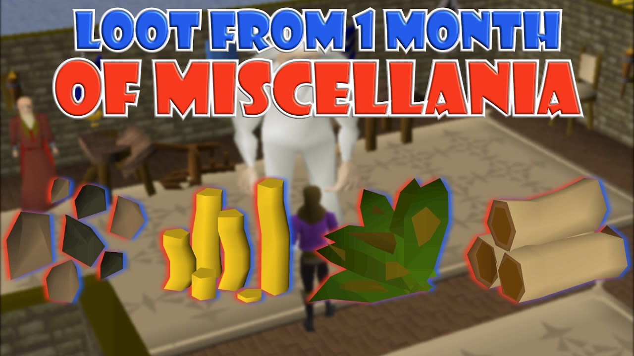 Loot From 1 MONTH of Miscellania in OSRS