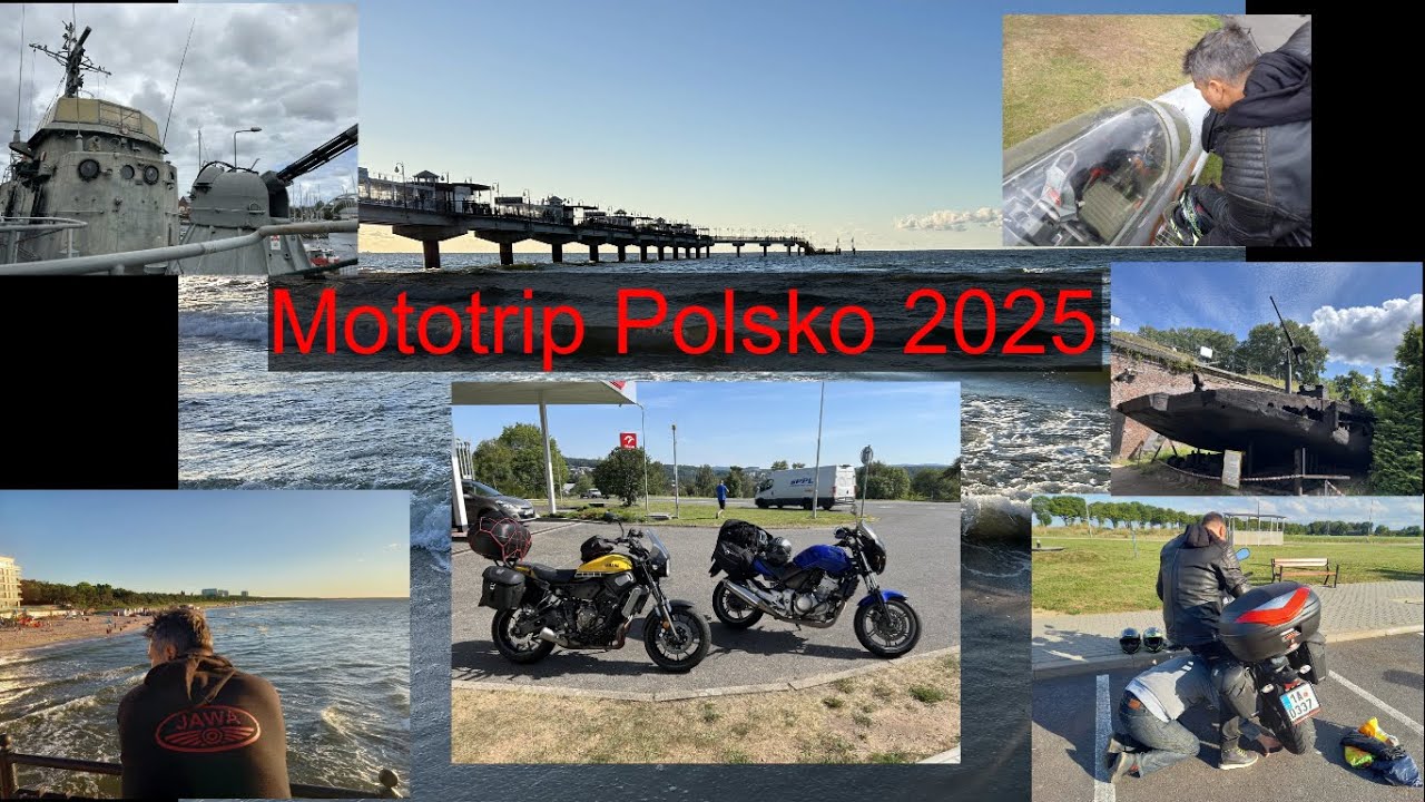 Mototrip k Baltu – na motorce přes Polsko 2025