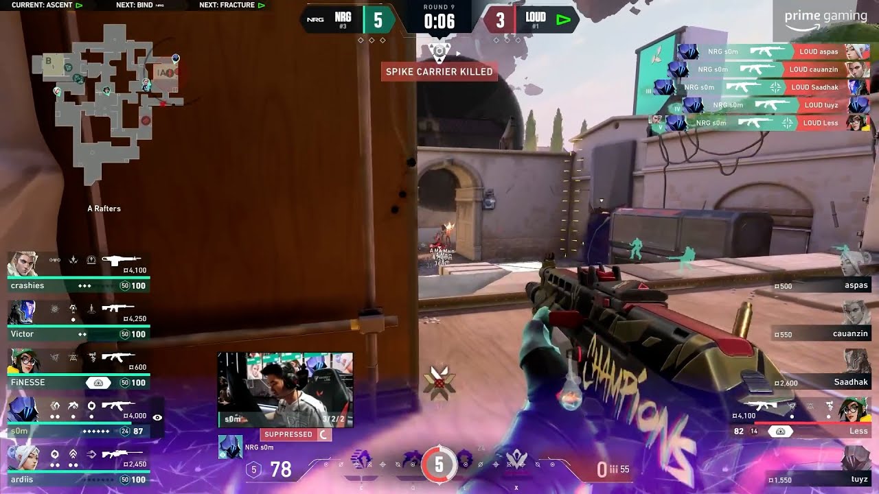 NRG s0m insane ACE against LOUD | VCT Americas 2023