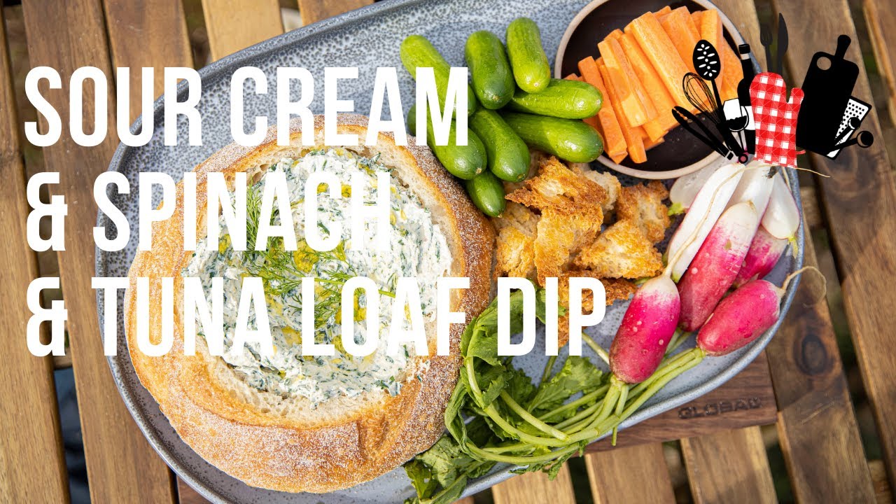 Sour Cream & Spinach & Tuna Loaf Dip | Everyday Gourmet S11 Ep34