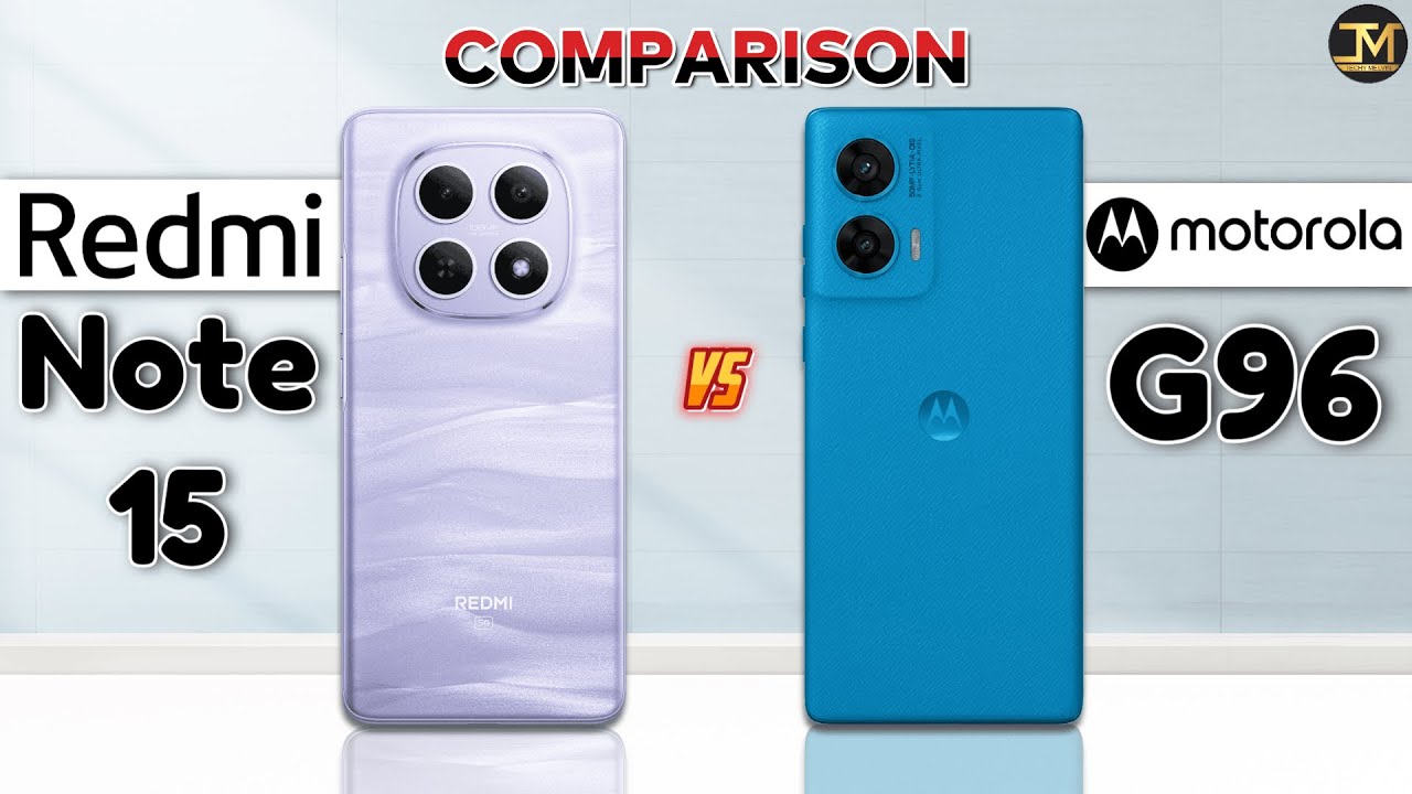 REDMI Note 15 vs MOTOROLA G96 : Which Phone is Best❓🤔