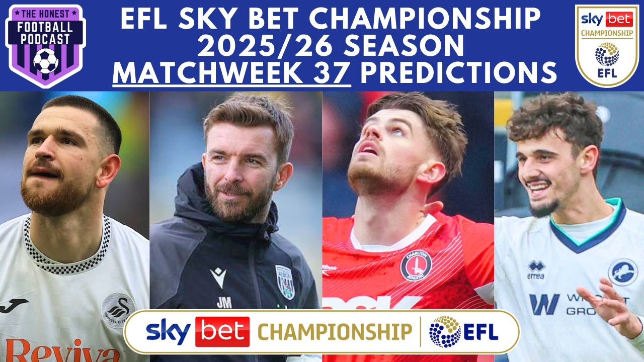 Прогнозы на 37-й тур - Чемпионат Англии по футболу (EFL) 2025/26 Sky Bet Championship