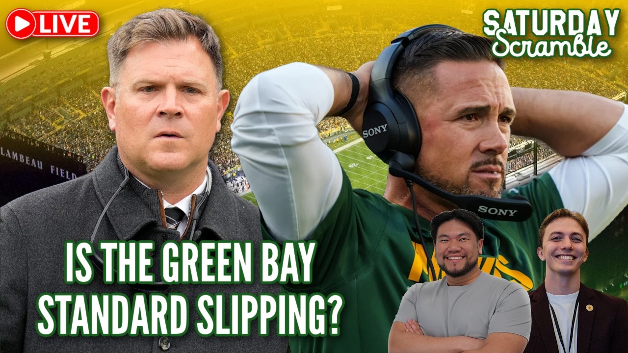 LIVE: Green Bay Packers’ NFLPA Grades Plummet — Is This on LaFleur & Gutekunst? | Saturday Scramble