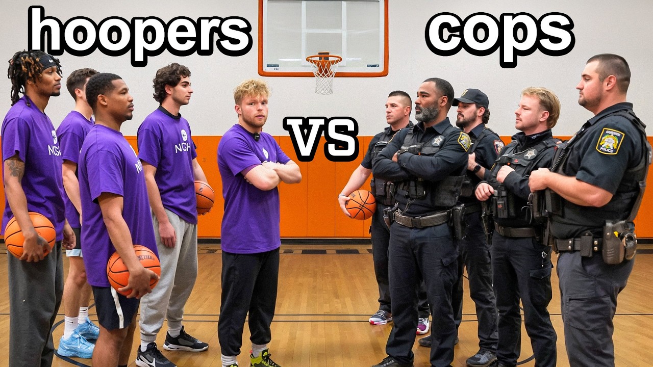 Hoopers VS Police Officers (5v5 Basketball)