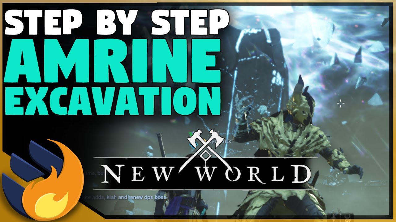 STEP BY STEP AMRINE EXCAVATION GUIDE - Lvl 25 Expedition/Dungeon | New World |