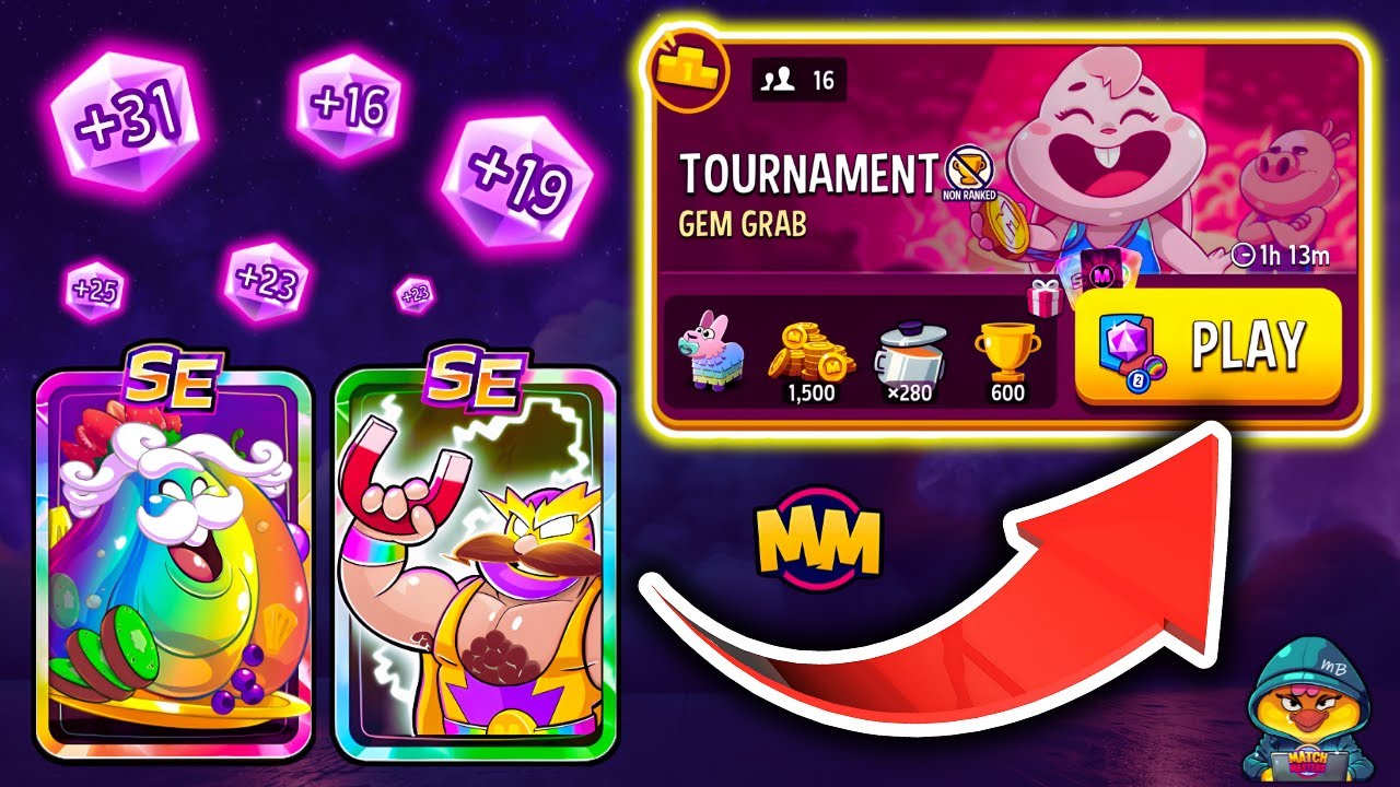 JELLY with MAGNETO GOES on INTENSE x2 GEM GRAB TOURNAMENT 🔥 MATCH MASTERS