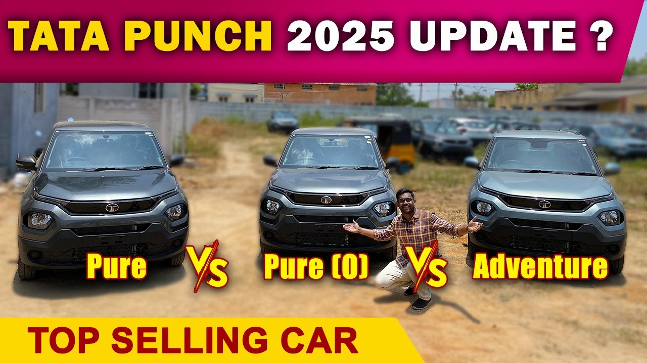 TATA PUNCH 🔥 Variant Comparison | 2025 Tata Punch Update | Tata Punch Review in Tamil | Motorvibe