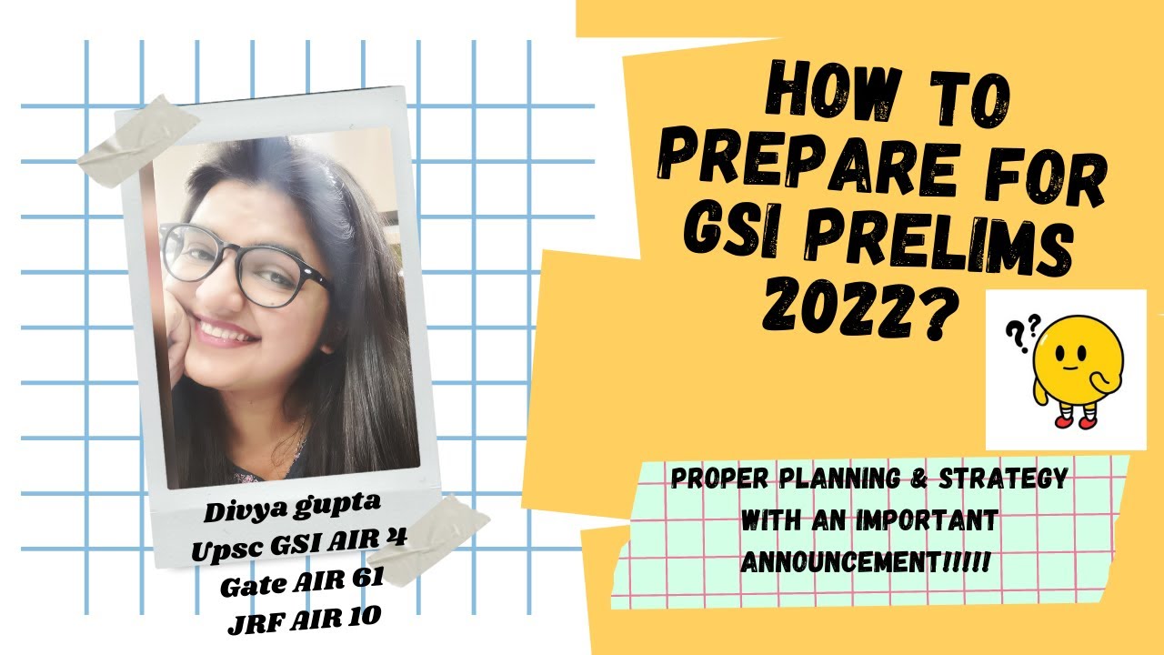 UPSC Geochemist | Geoscientist Preparation | GSI Prelims Chemistry Strategy 2022