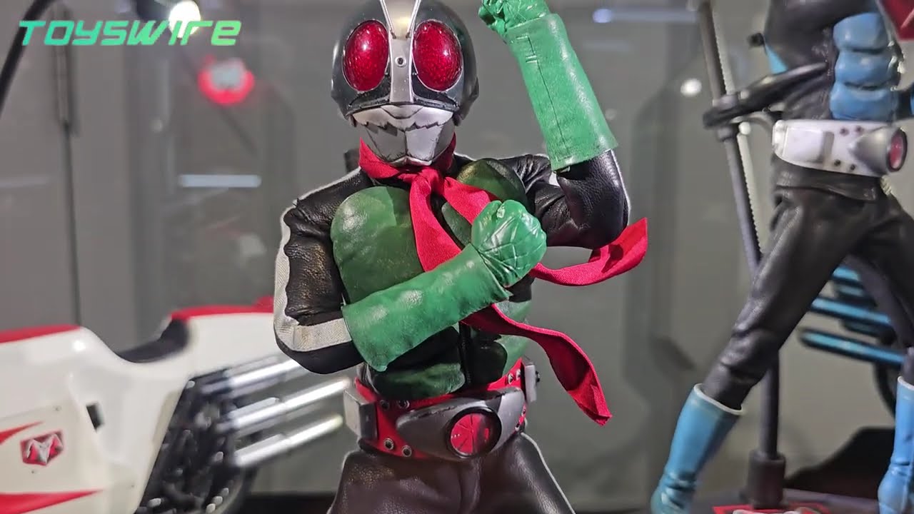 【4K Preview】Hot Toys Kamen Rider No. 1 & No. 2 with Cyclone No.1 & No. 2 Collectible Figure TMS148