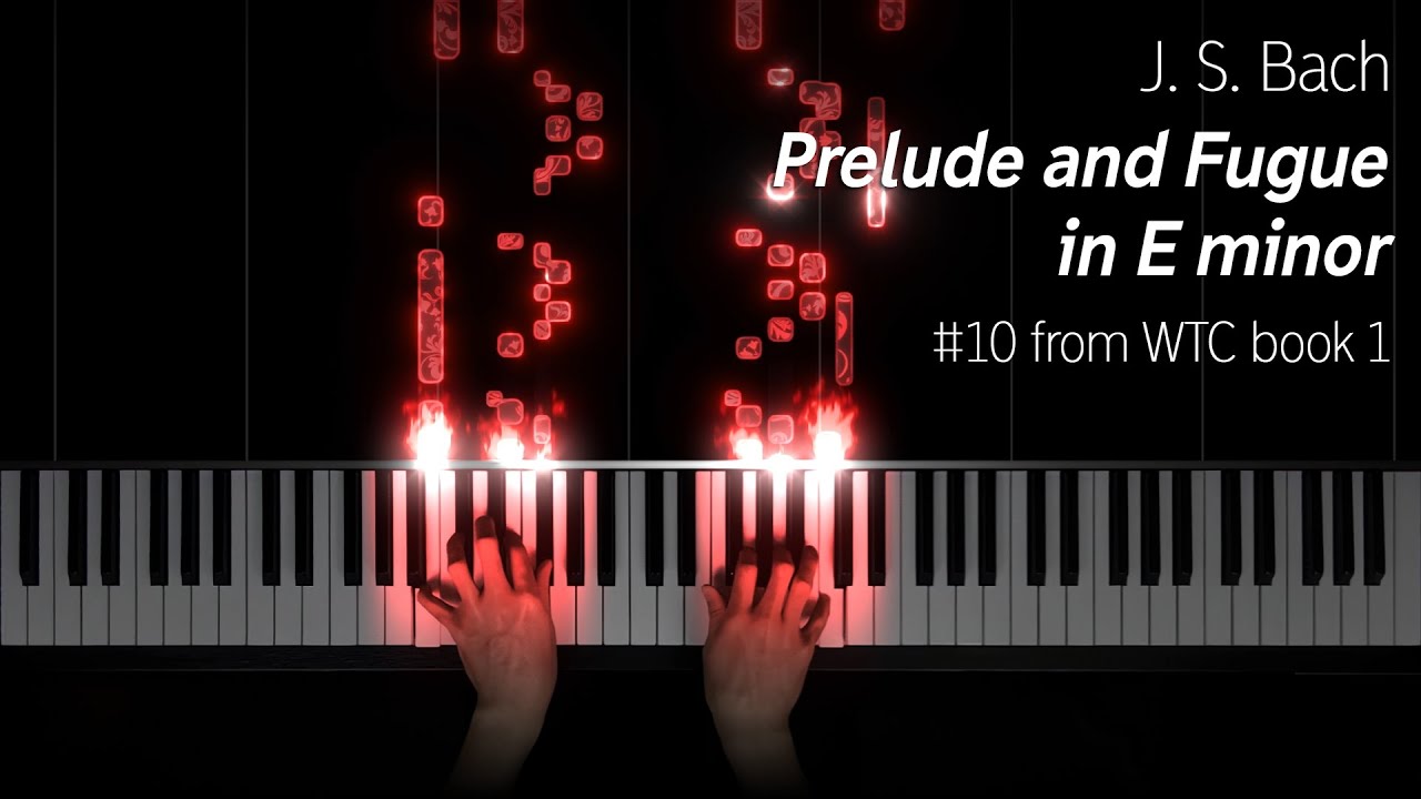 J.S. Bach - Prelude and Fugue 10 in E minor, BWV 855 on a virtual harpsichord (A=415)