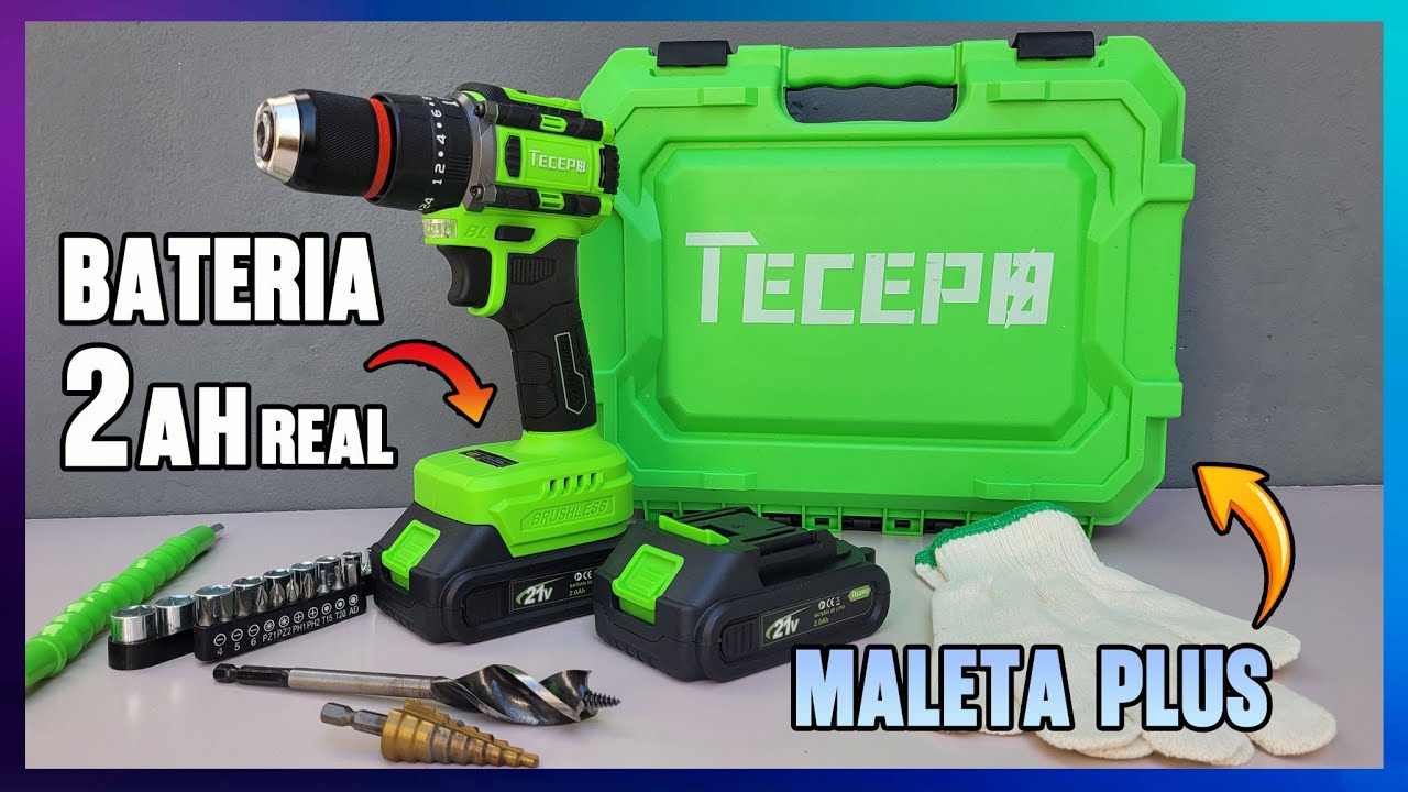 TECEPO VOLTOU! Parafusadeira/Furadeira Brushless 21V: O Mito da Bateria 2Ah Continua? (COMPLETO)