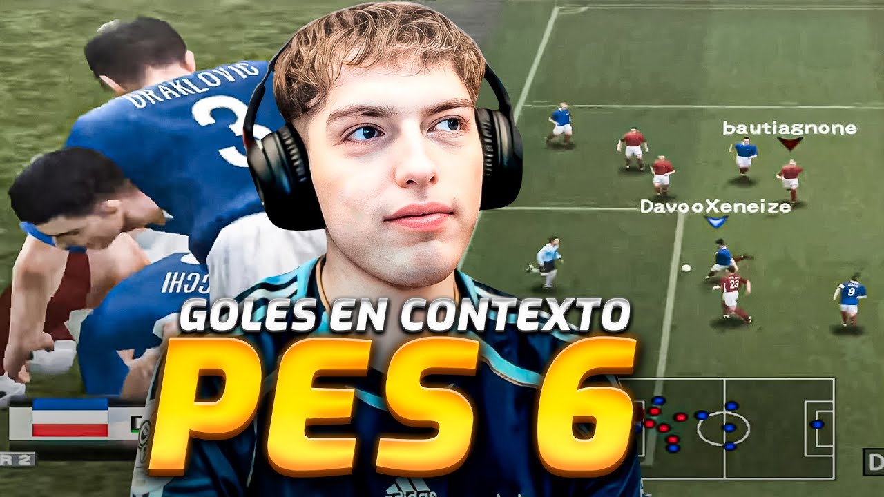 DAVOO XENEIZE REACCIONA A SU GOL MAS IMPORTANTE EN EL PES 6 (GOLES EN CONTEXTO)
