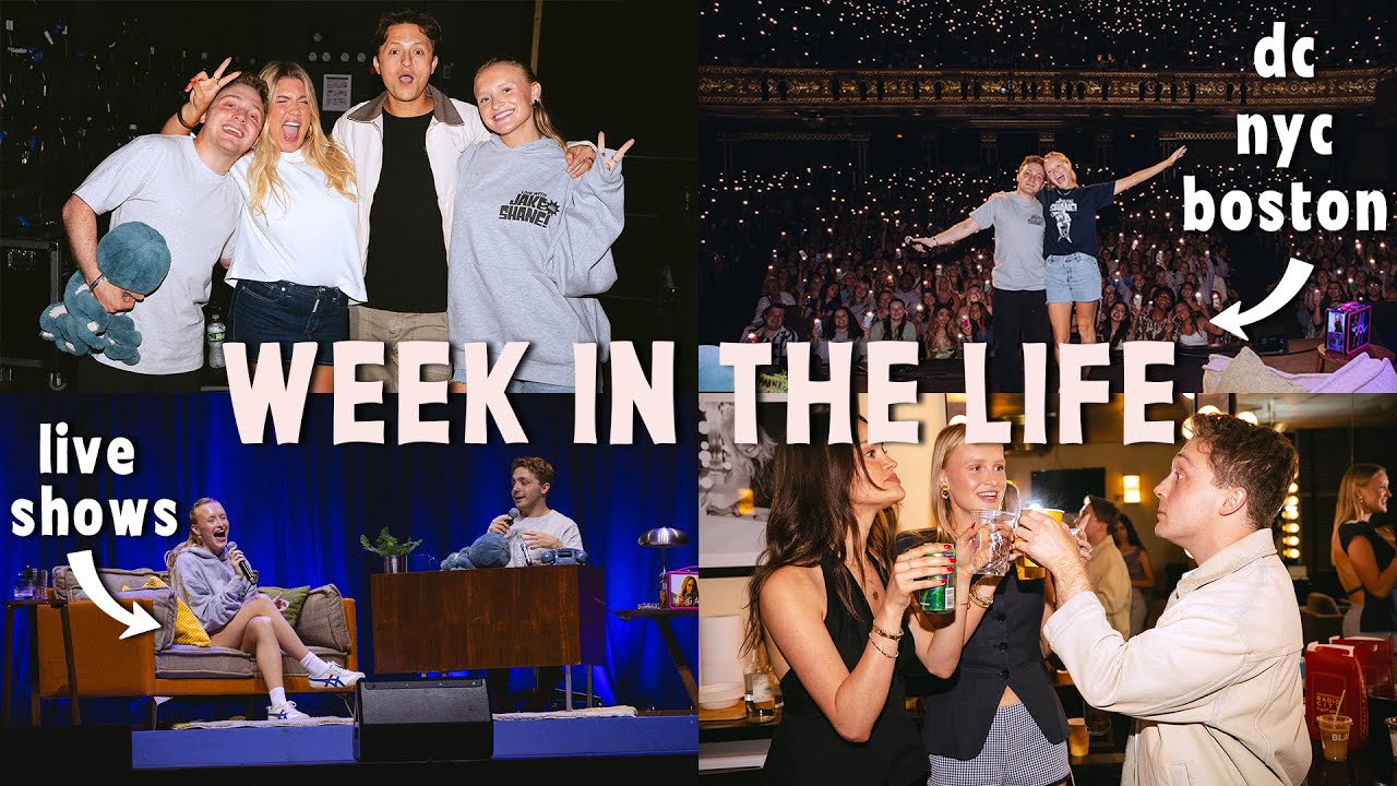 week in the life: nyc trip and jake's shows in dc and boston!