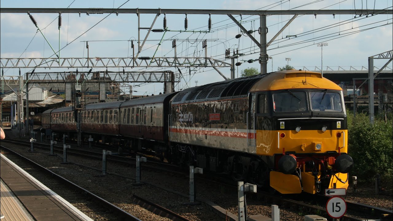 TRAINS AT CREWE+HERITAGE CENTRE 10/5/25