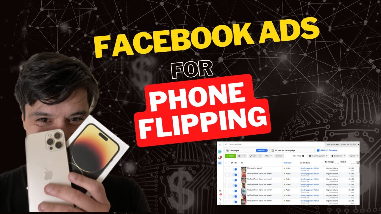 Facebook Ads for iPhone Flipping 2023 - Ads for 10k profit months
