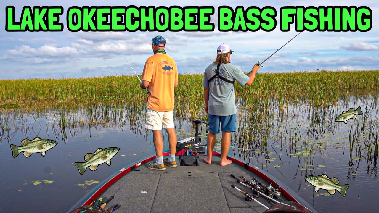 Bass Fishing LAKE OKEECHOBEE - Searching for BIG BASS 2021