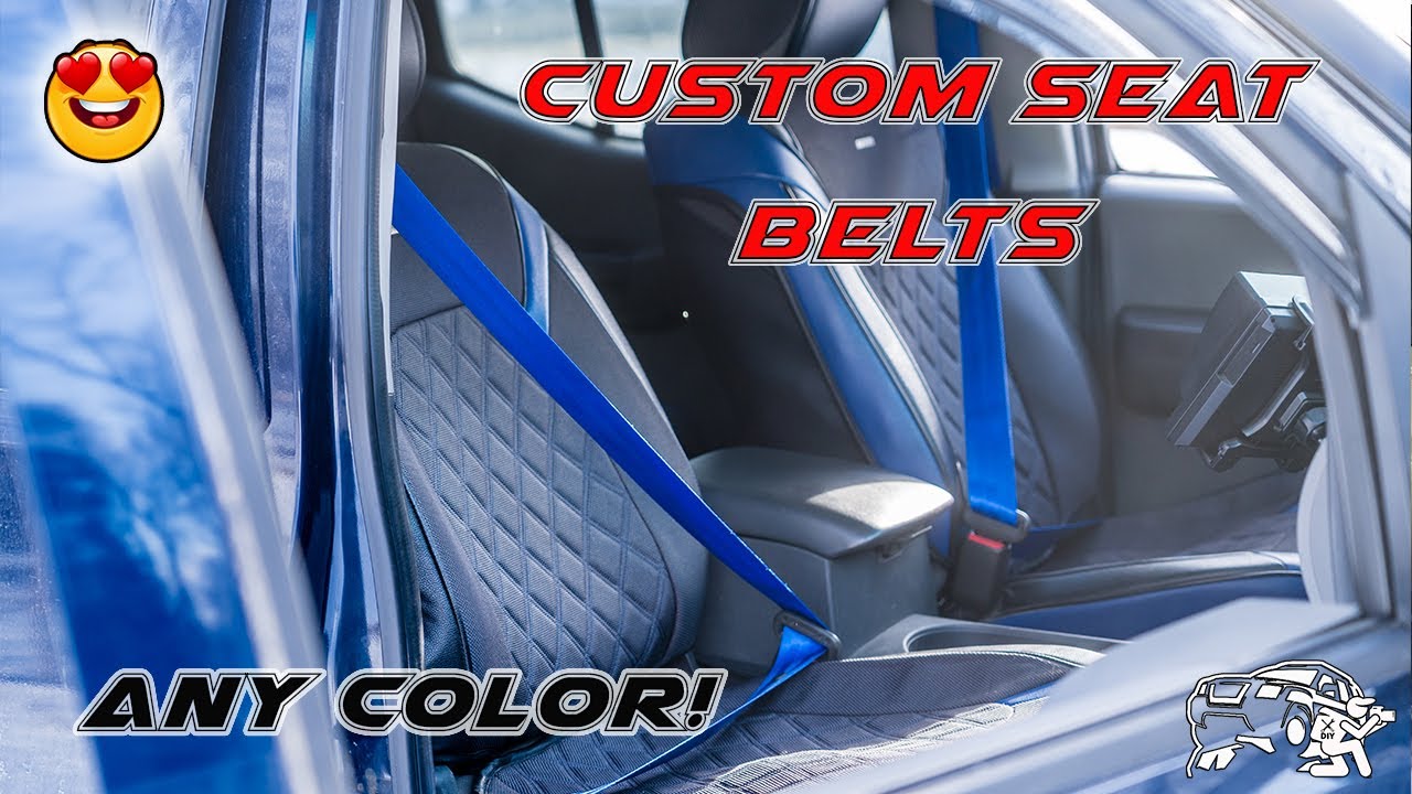Custom Seatbelts That Actually Look Amazing