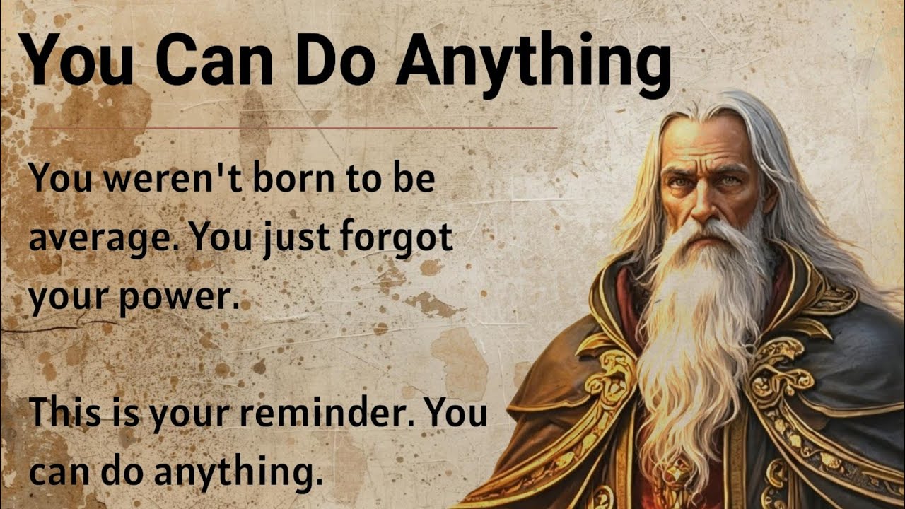 You Can Do Anything - One Life, One Chance || Improve Your English Fluency ✅️ 