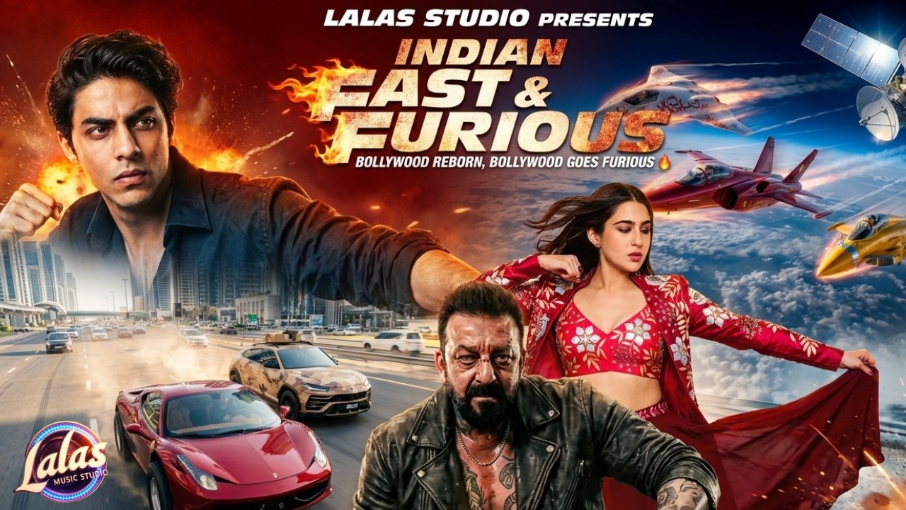 Race Reimagined in AI 😱 Aryan Khan & Sara Ali Khan | Indian Fast & Furious Trailer | LALAS STUDIO