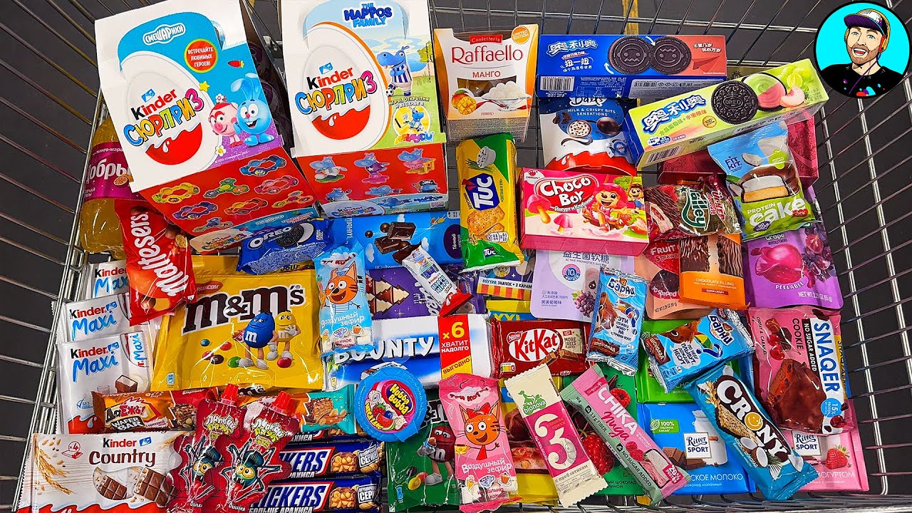 A Lot of Candy 2026 Киндер Маша и Медведь, Щенячий Патруль, M&M's, Milka, Mamba, Oreo, KitKat, Twix