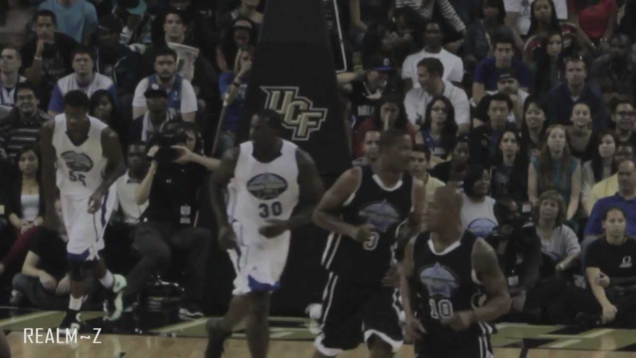 Lil Wayne's Wild Entrance at Dwight Howard's All-Star Charity Basketball Game D12 Foundation