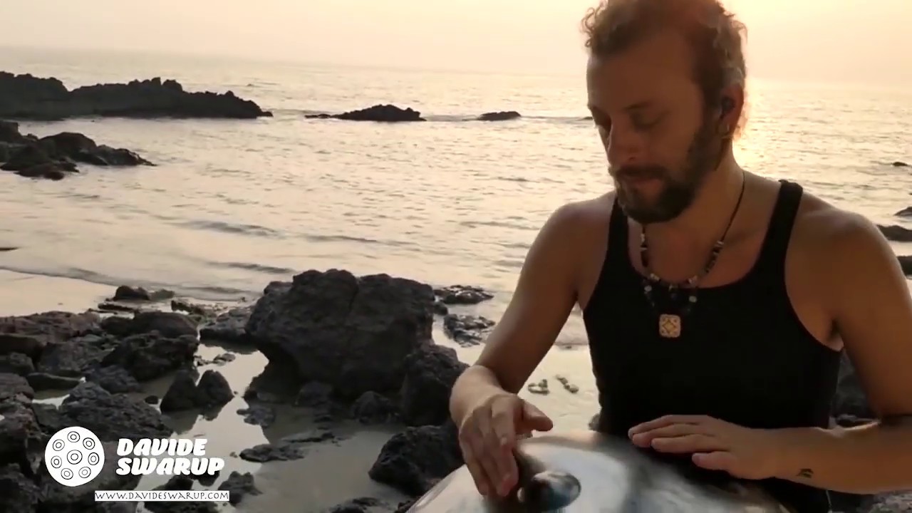 Davide Swarup - Handpan Music Solo - Pantam SPB C Harmonic Minor - Arambol cliff