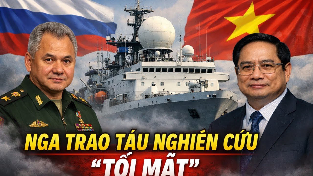 BẤT NGỜ TỪ MOSKVA NGA TRAO TAY VIỆT NAM CON TÀU NGHIÊN CỨU TỐI MẬT, ĐẰNG SAU MÓN QUÀ LÀ TOAN TÍNH GÌ
