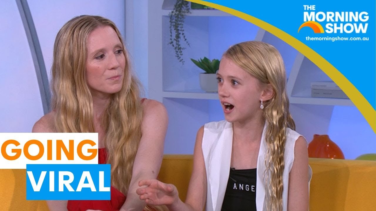 Nikki Webster's daughter goes viral after impressive backflip | Sunrise