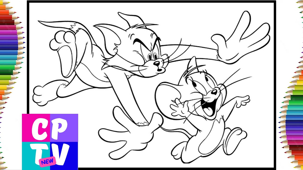 Tom and Jerry Coloring Pages/ Tom and Jerry Cartoon/ Jim Yosef - Eclipse [NCS Release]