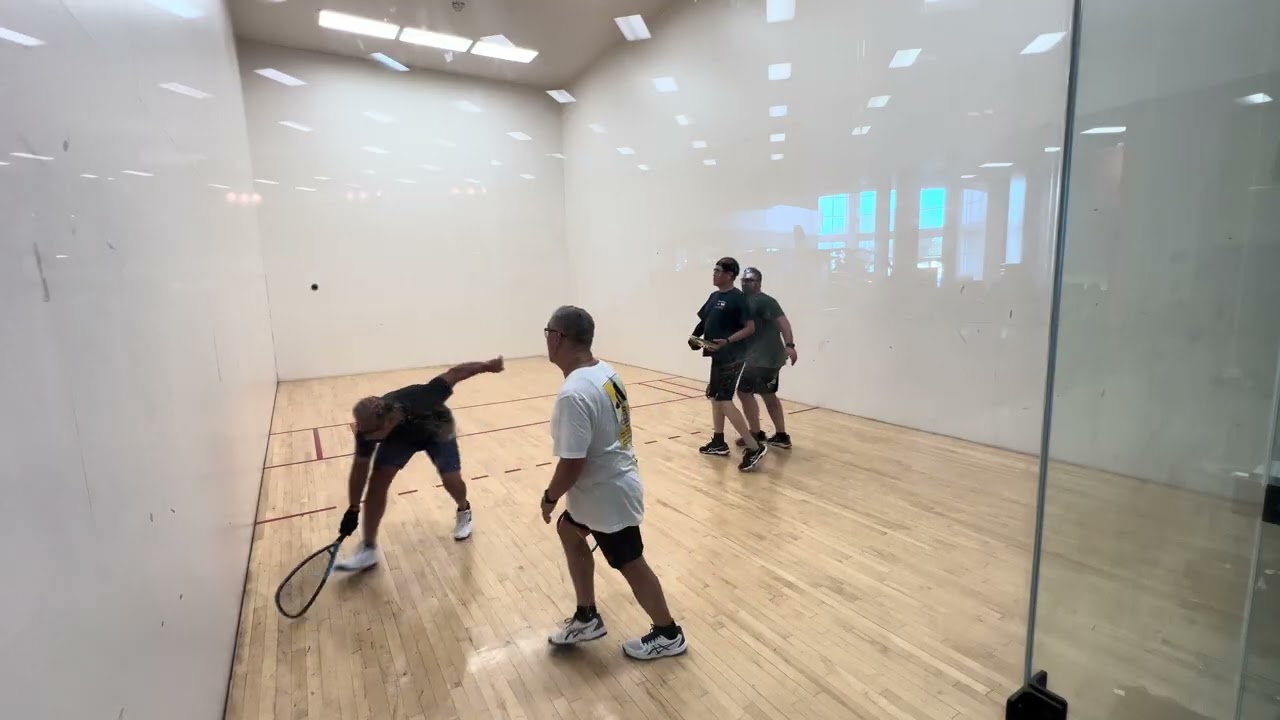 Racquetball Friends (Angelo & Steve vs Javier & Trey 