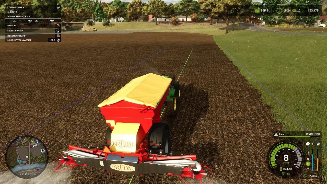 Farming Simulator 25 Liming Field for Soy Beans