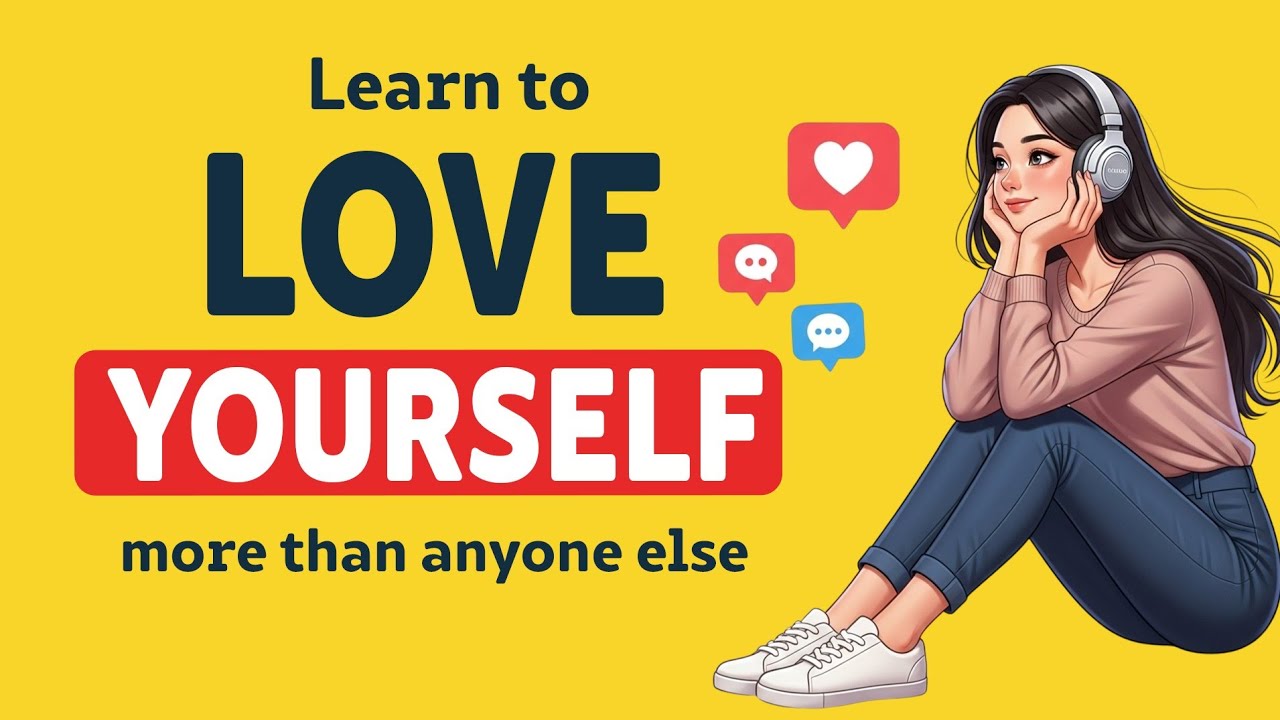Easy English Podcast for Conversation Practice  Learn to Love Yourself More Than Anyone
