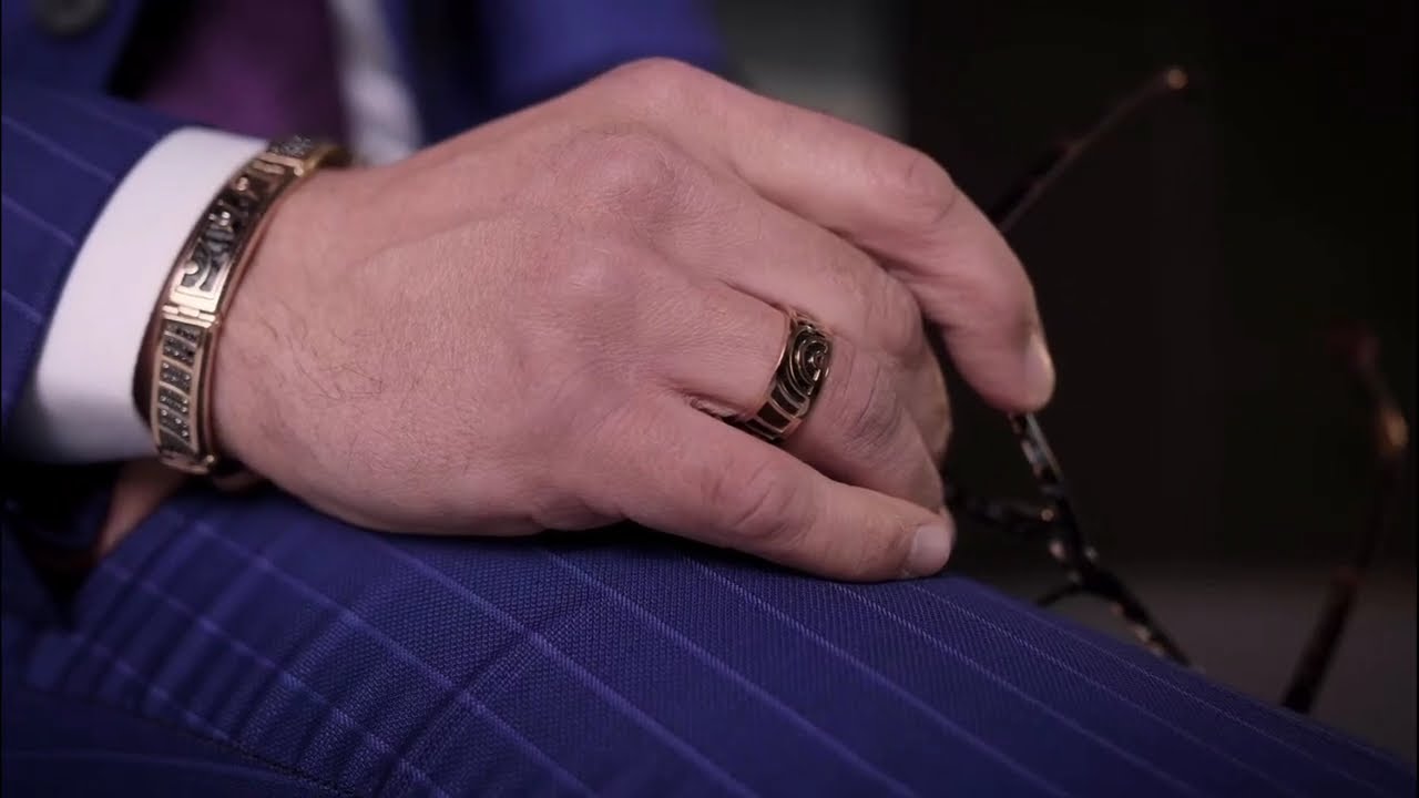Pulsera de oro a juego de anillo de alta gama Baraka