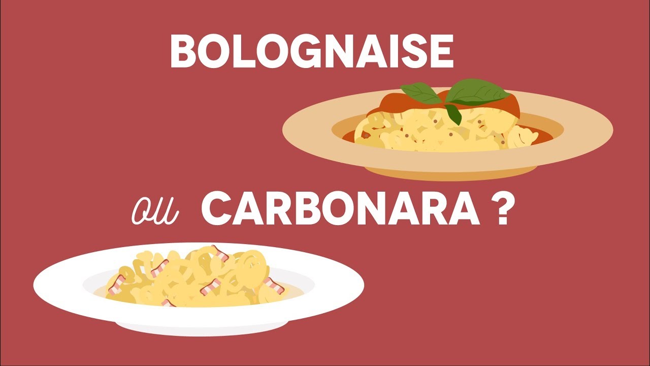 Bolognaise ou carbonara ? - Les Carnets de Julie
