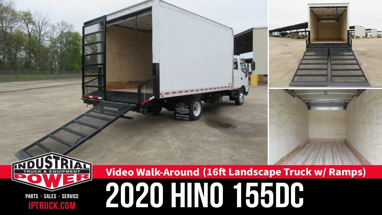 2020 HINO 155DC 16ft Landscape Truck - Crew Cab
