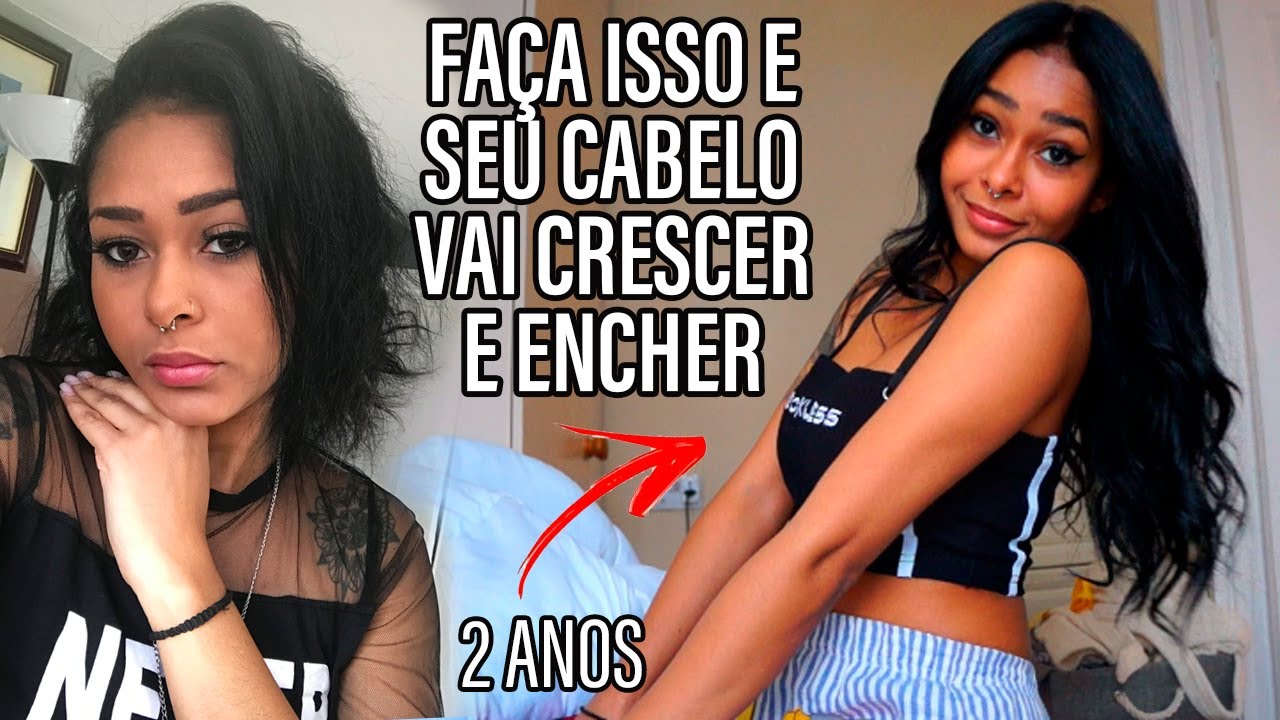 COMO MEU CABELO CRESCEU E ENCHEU TÃO RÁPIDO