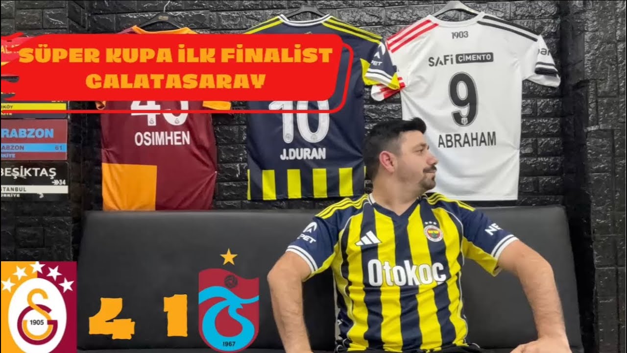 FANATİK FENERBAHÇELİ GALATASARAY TRABZONSPOR MAÇI İZLERSE TEPKİ