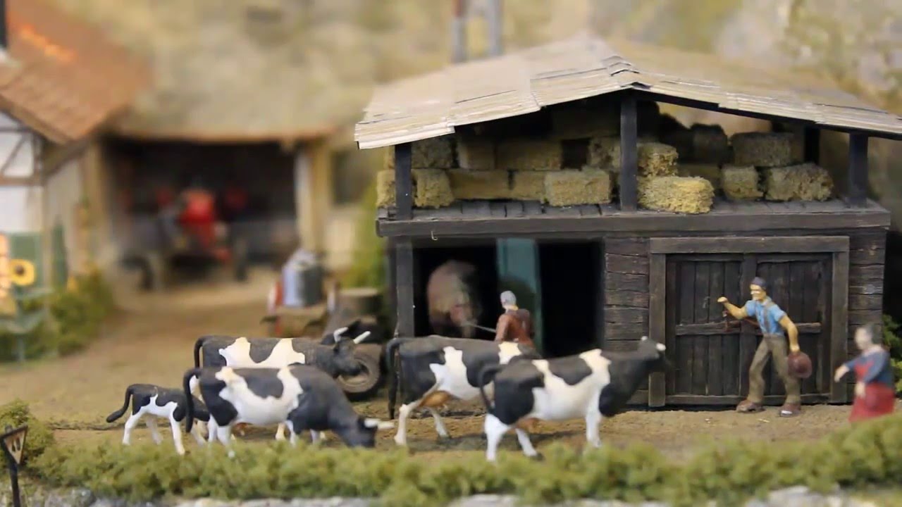 H0 Modellbahn - Pemoba - animierte Figuren und Maschinen