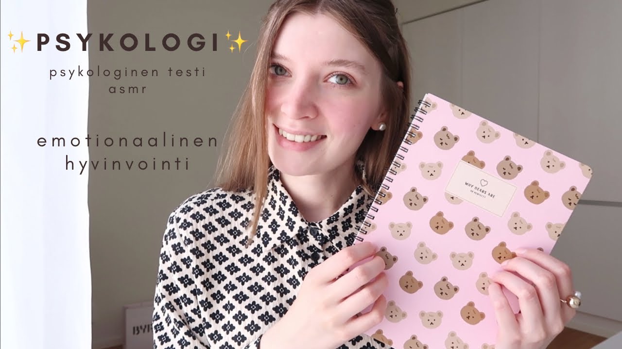 ASMR suomi | Psykologi & psykologinen testi | Hyvinvointi roleplay - terapia