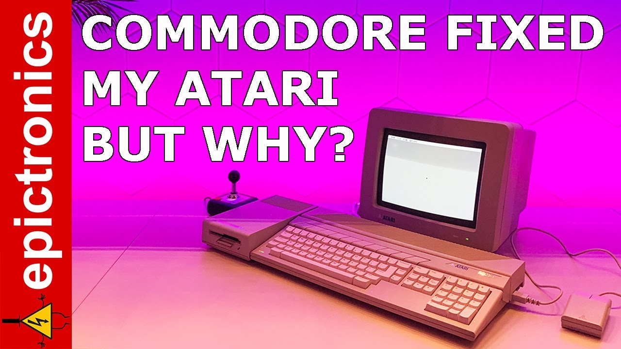 Atari ST Restoration. 520ST, SM124 and SF314