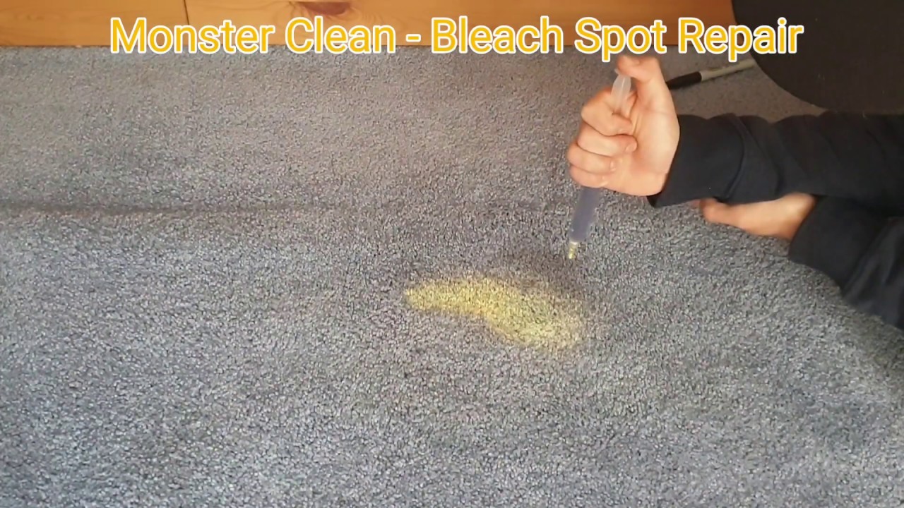 Carpet Bleach Spot Color Repair (Satisfying video)
