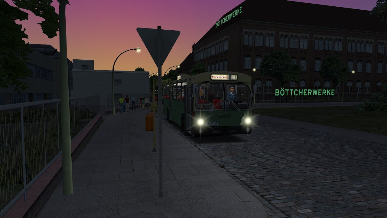 OMSI 2 | Neuendorf | Werkverkehr: Hauptbahnhof - B&ouml;ttcherwerke - Hauptbahnhof