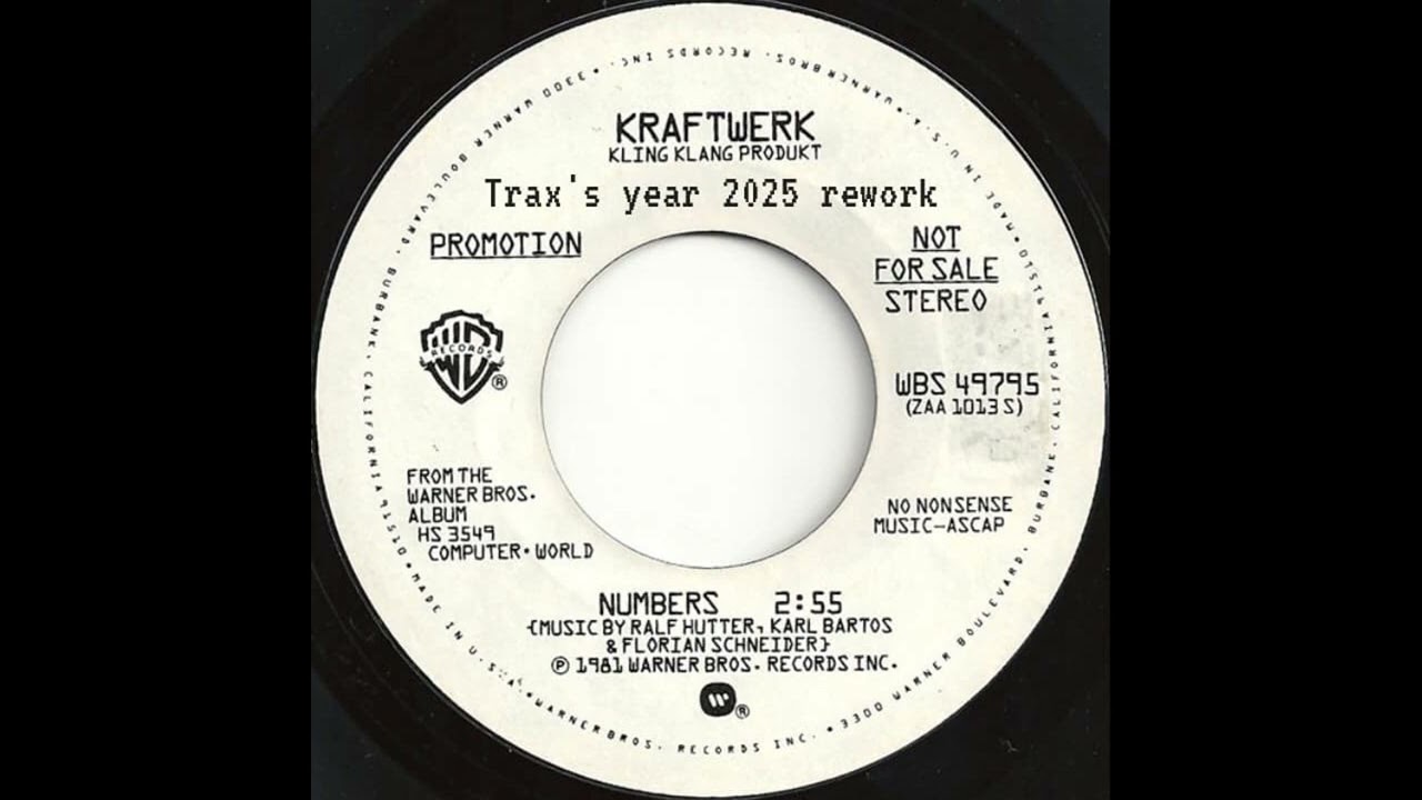 Traxman - Numbers (Trax's year 2025 rework)
