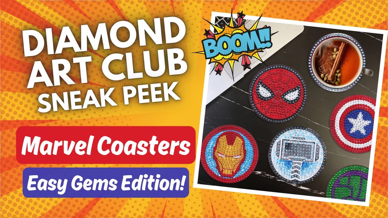 DAC Sneak Peek: Marvel Coasters (Easy Gem Edition!) Unboxing