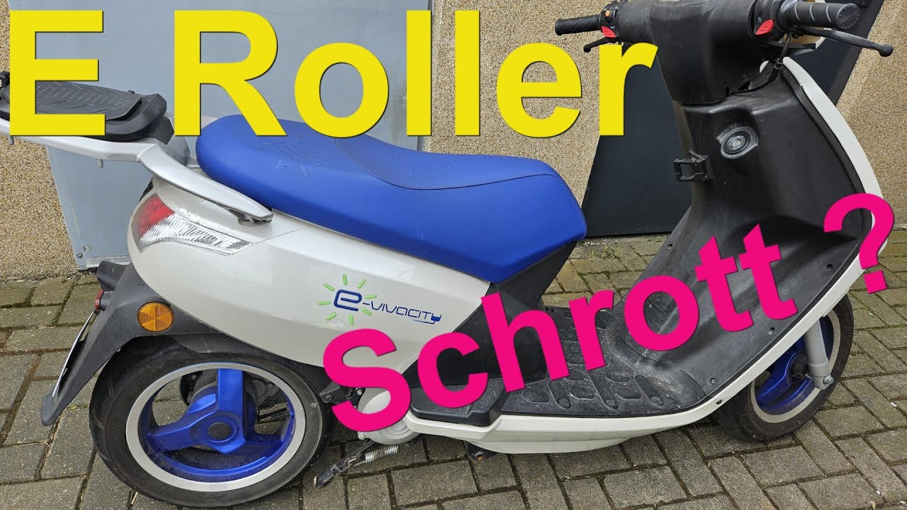 Peugot E-Vivacity Elektroroller E Scooter Schrotthaufen vom Kleinanzeigenmarkt