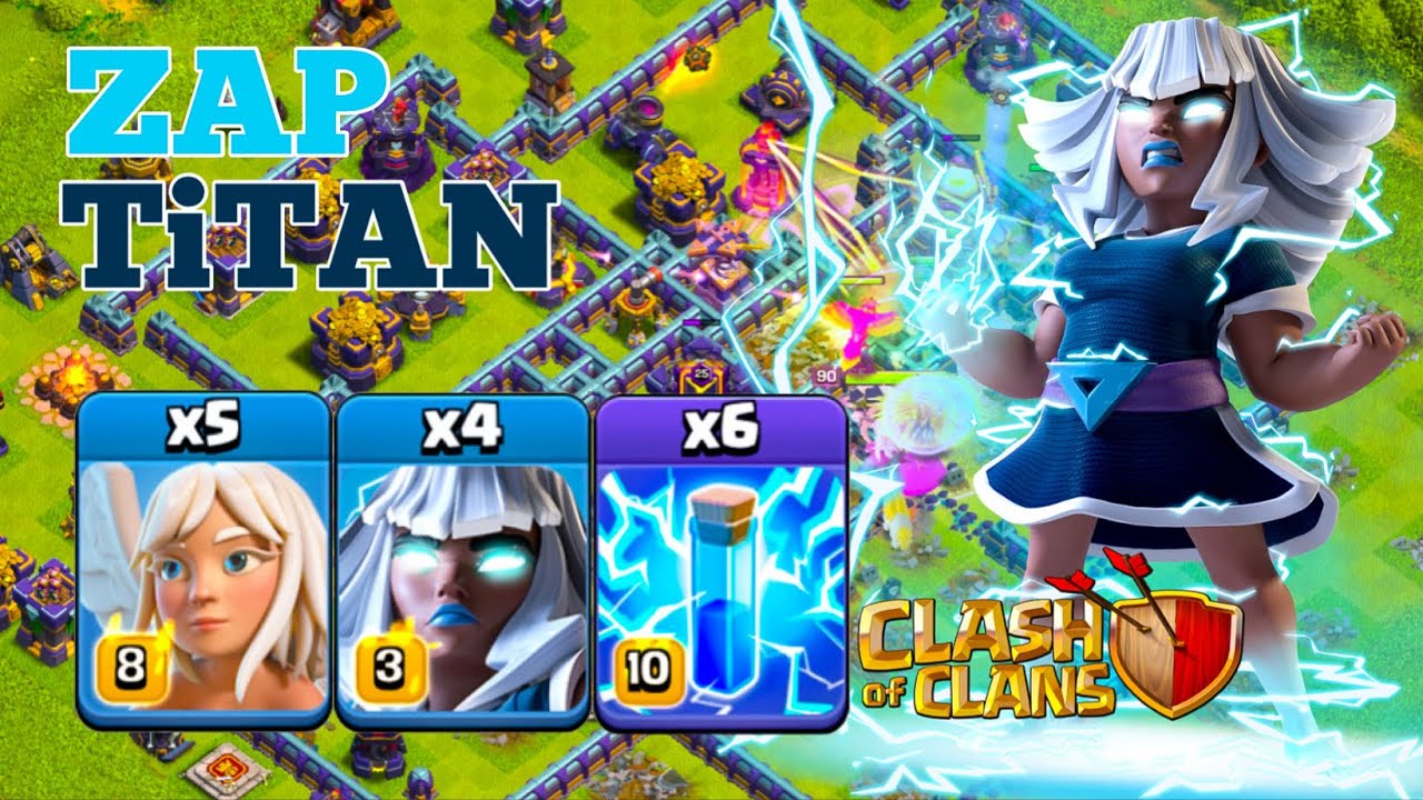 Heart-Breaking % ? Zap Electro Titan Smash TH15 Legend League Attacks!